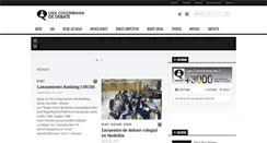 Desktop Screenshot of debatecolombia.org