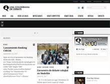 Tablet Screenshot of debatecolombia.org